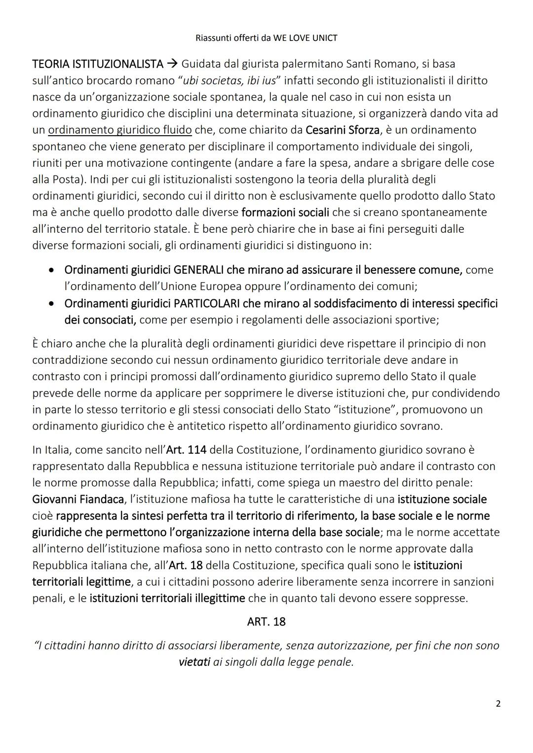 # Diritto Pubblico

Riassunti offerti da WE LOVE UNICT

WE LOVE
S
unict

Per spiegare cos'è il diritto bisogna partire dall'antico brocardo 
