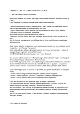 Know L’IMPERO DI CARLO V E LA RIFORMA PROTESTANTE thumbnail