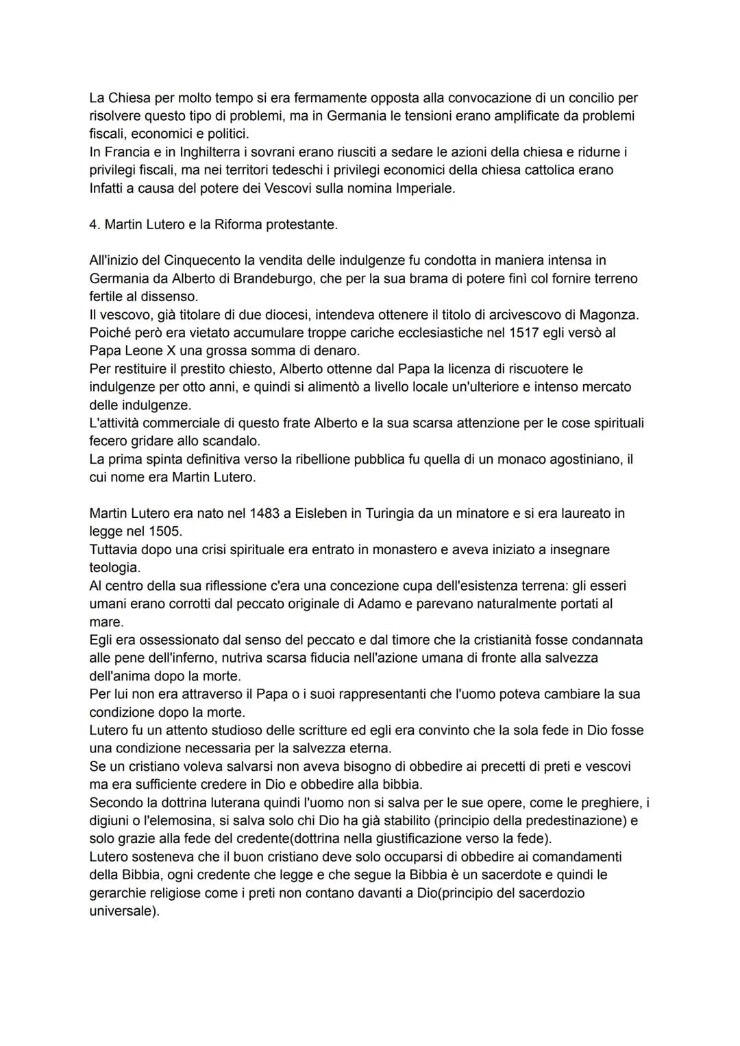 L'IMPERO DI CARLO V E LA RIFORMA PROTESTANTE
1.Carlo V e l'ideale di impero universale
Nella prima metà del 500 nacque in Europa l'ultima gr
