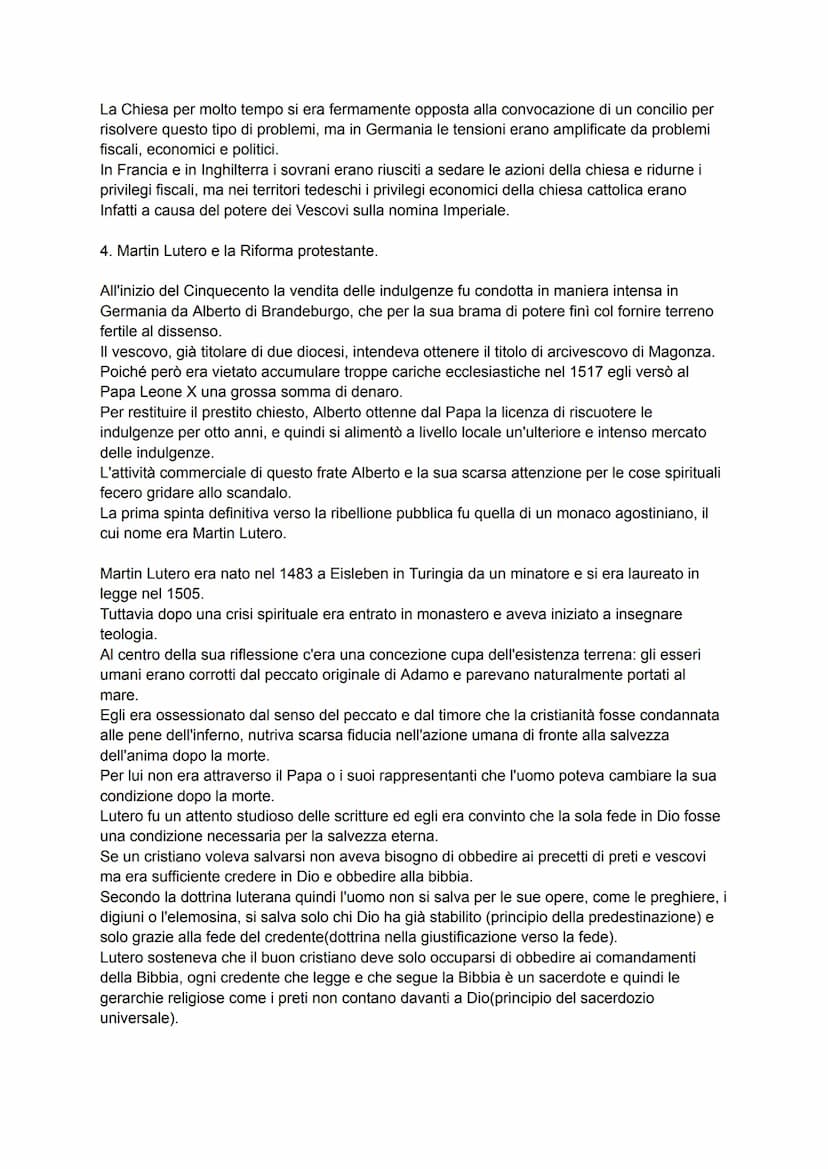 L'IMPERO DI CARLO V E LA RIFORMA PROTESTANTE
1.Carlo V e l'ideale di impero universale
Nella prima metà del 500 nacque in Europa l'ultima gr