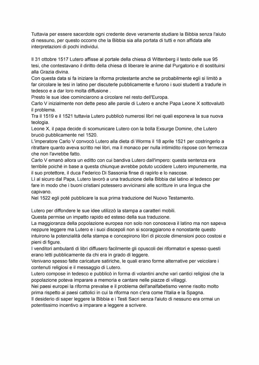 L'IMPERO DI CARLO V E LA RIFORMA PROTESTANTE
1.Carlo V e l'ideale di impero universale
Nella prima metà del 500 nacque in Europa l'ultima gr