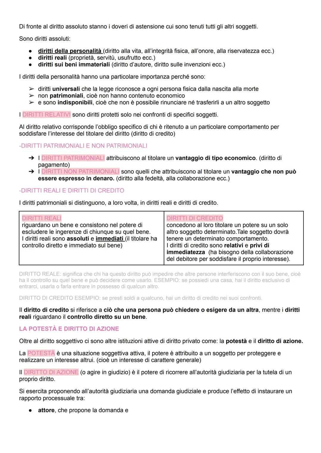 DIRITTO UNITA' 1
2. RAPPORTO GIURIDICO, DIRITTI E BENI
Il diritto è un insieme di norme che mira a regolare i comportamenti umani per metter