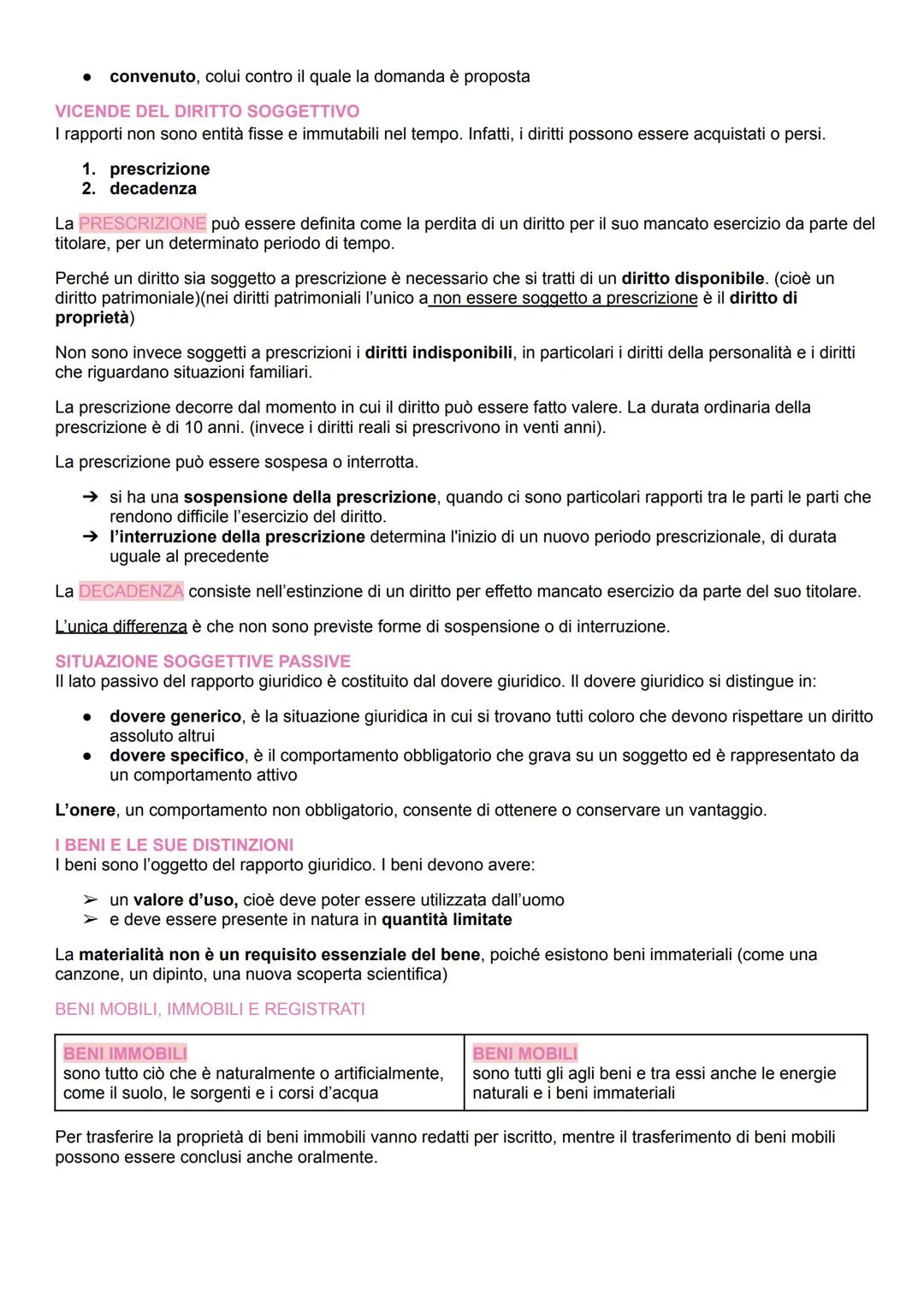 DIRITTO UNITA' 1
2. RAPPORTO GIURIDICO, DIRITTI E BENI
Il diritto è un insieme di norme che mira a regolare i comportamenti umani per metter