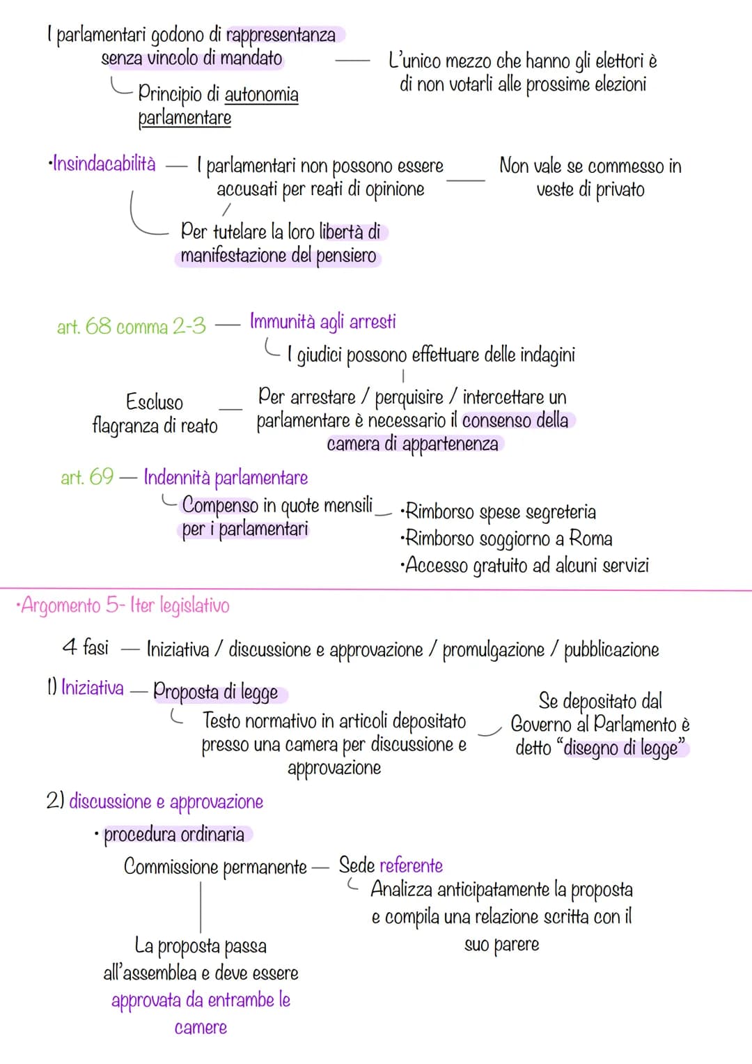 Argomento - introduzione parlamento
Organo costituzionale che detiene il
potere legislativo
bicameralismo perfetto
.
Legislatura: 5 anni
-sc