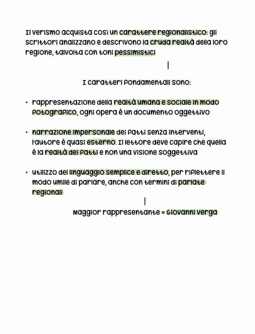 verismo
Il verismo è un movimento letterario che si diffonde in
Italia nell'ultimo trentennio dell'Ottocento dopo la spinta
del realismo in 