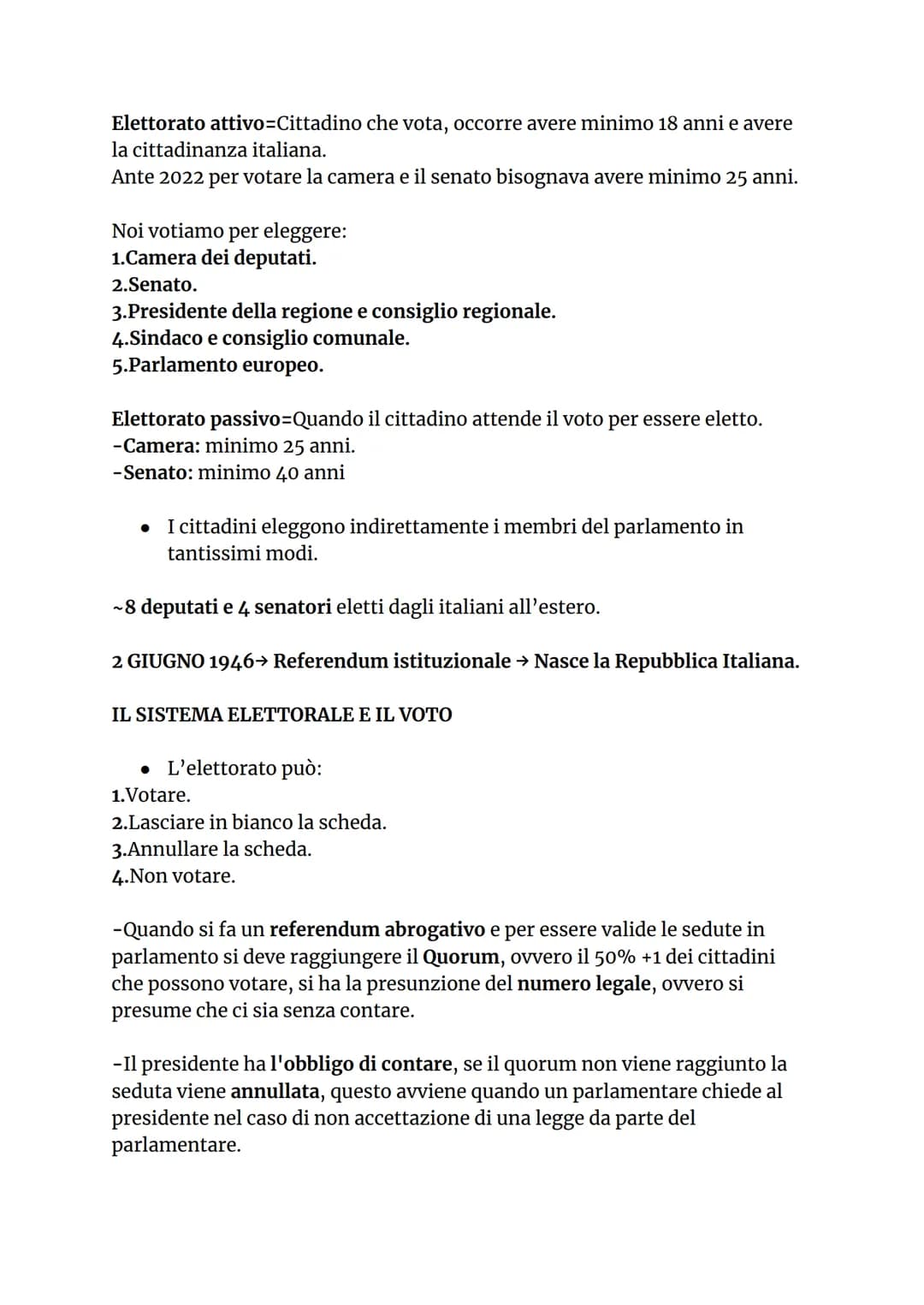 IL PARLAMENTO
Il Parlamento è l'organo costituzionale principale, perché ha la
caratteristica della rappresentatività, nel senso che è l'uni