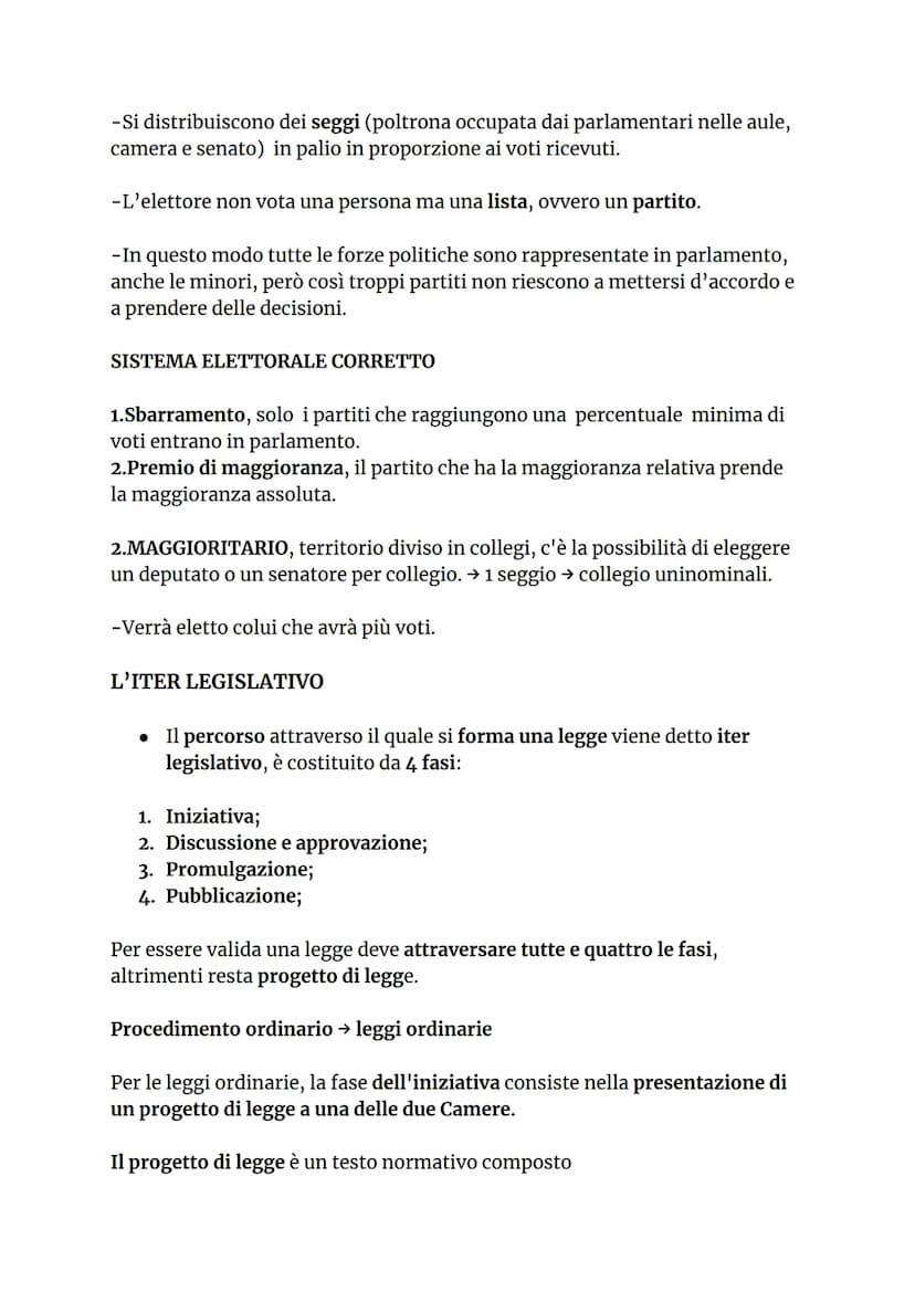 IL PARLAMENTO
Il Parlamento è l'organo costituzionale principale, perché ha la
caratteristica della rappresentatività, nel senso che è l'uni