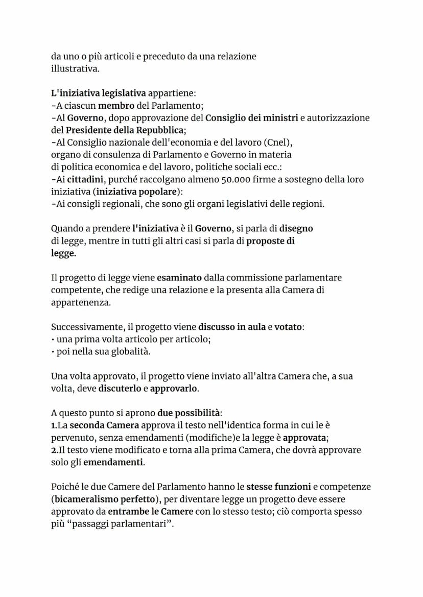 IL PARLAMENTO
Il Parlamento è l'organo costituzionale principale, perché ha la
caratteristica della rappresentatività, nel senso che è l'uni