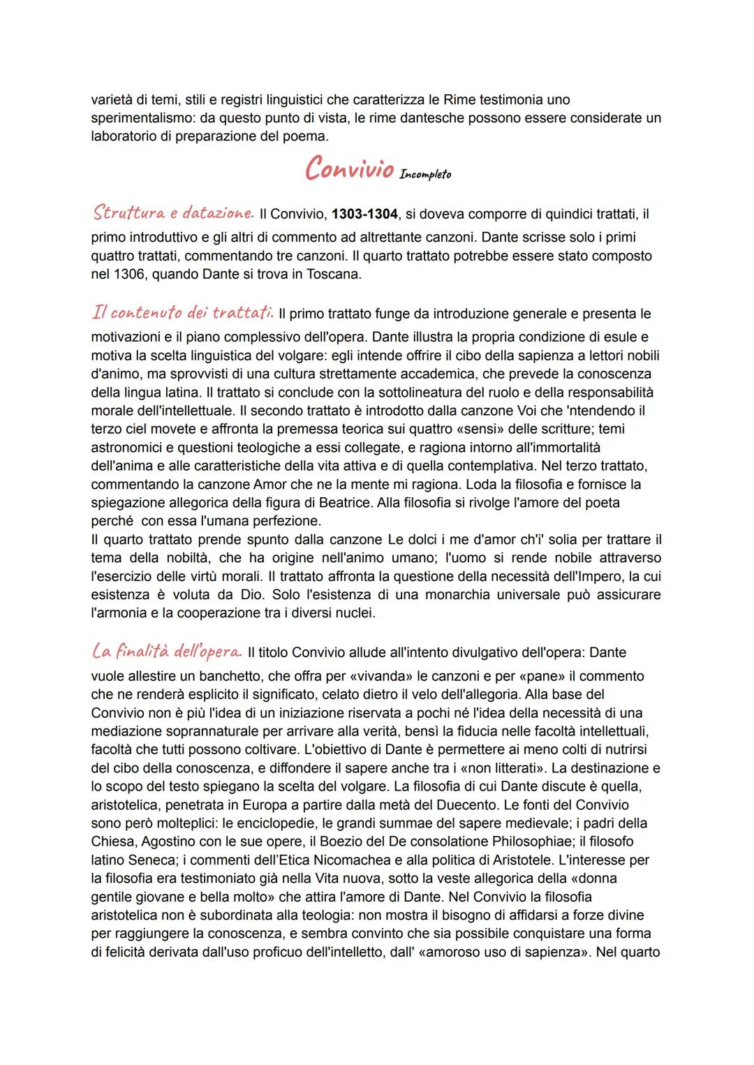 # La vita e le opere

Famiglia e matrimonio. Dante nacque a Firenze tra la seconda metà del maggio e la
prima metà del 1265, il padre, Aligh