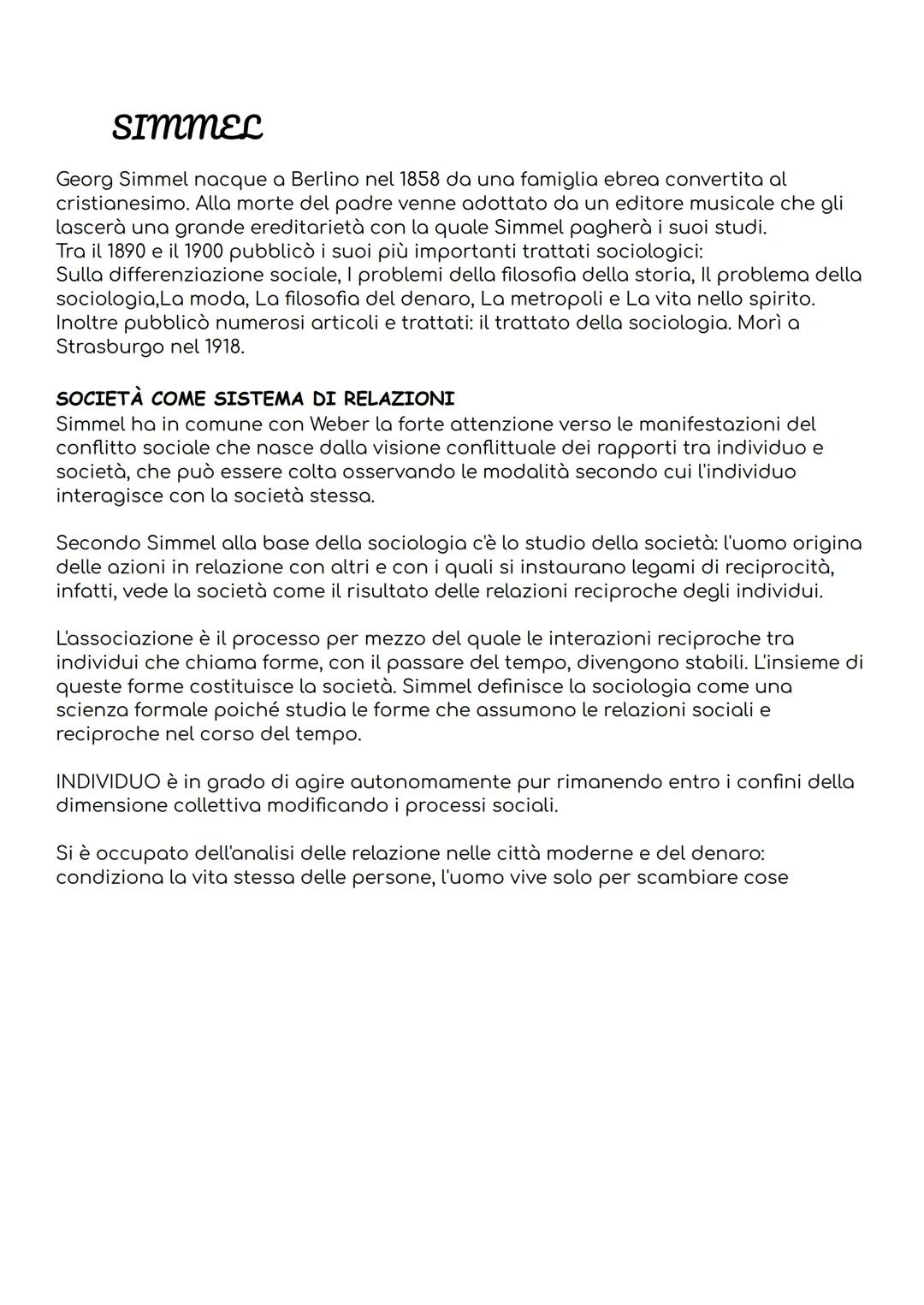 SOCIOLOGIA
Nasce come scienza tra il 1700-1800 dopo che le tre grandi rivoluzioni (scientifica,
francese e industriale) avevano apportato gr
