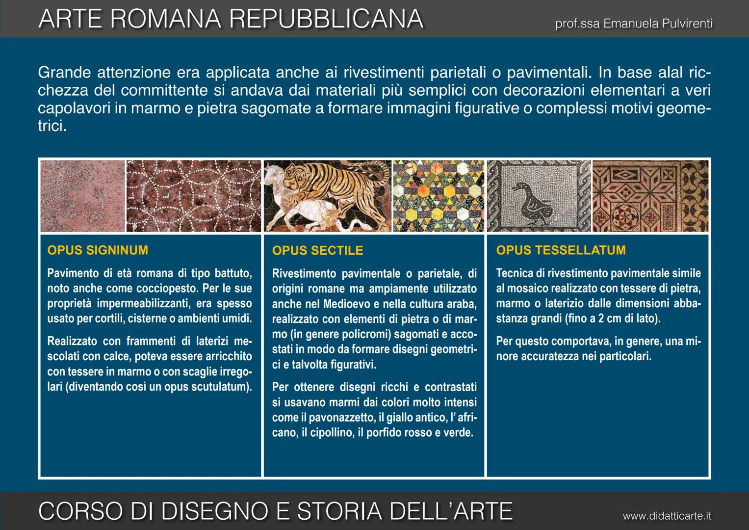 
<p>CORSO DI DISEGNO E STORIA DELL'ARTE</p>
<p>www.didatticarte.it</p>
<h2 id="arteromanarepubblicana-1">Arte Romana Repubblicana</h2>
<h3 i