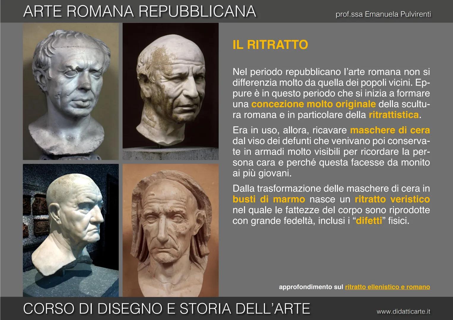 
<p>CORSO DI DISEGNO E STORIA DELL'ARTE</p>
<p>www.didatticarte.it</p>
<h2 id="arteromanarepubblicana-1">Arte Romana Repubblicana</h2>
<h3 i