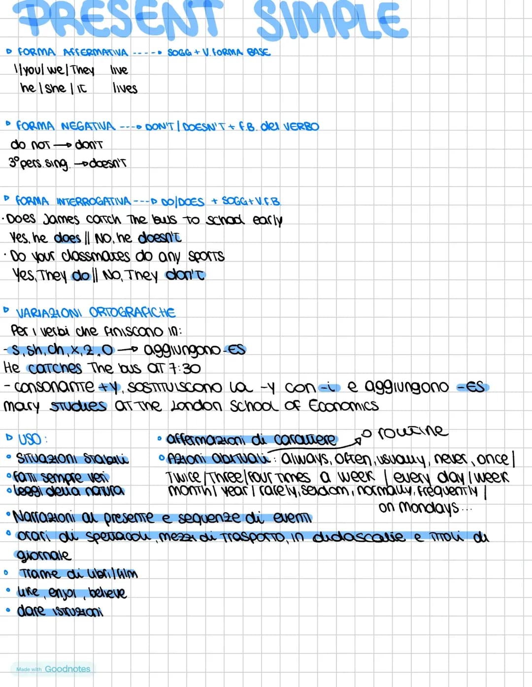 present simple, continuous, past simple, continuous, present perfect simple e continuous 