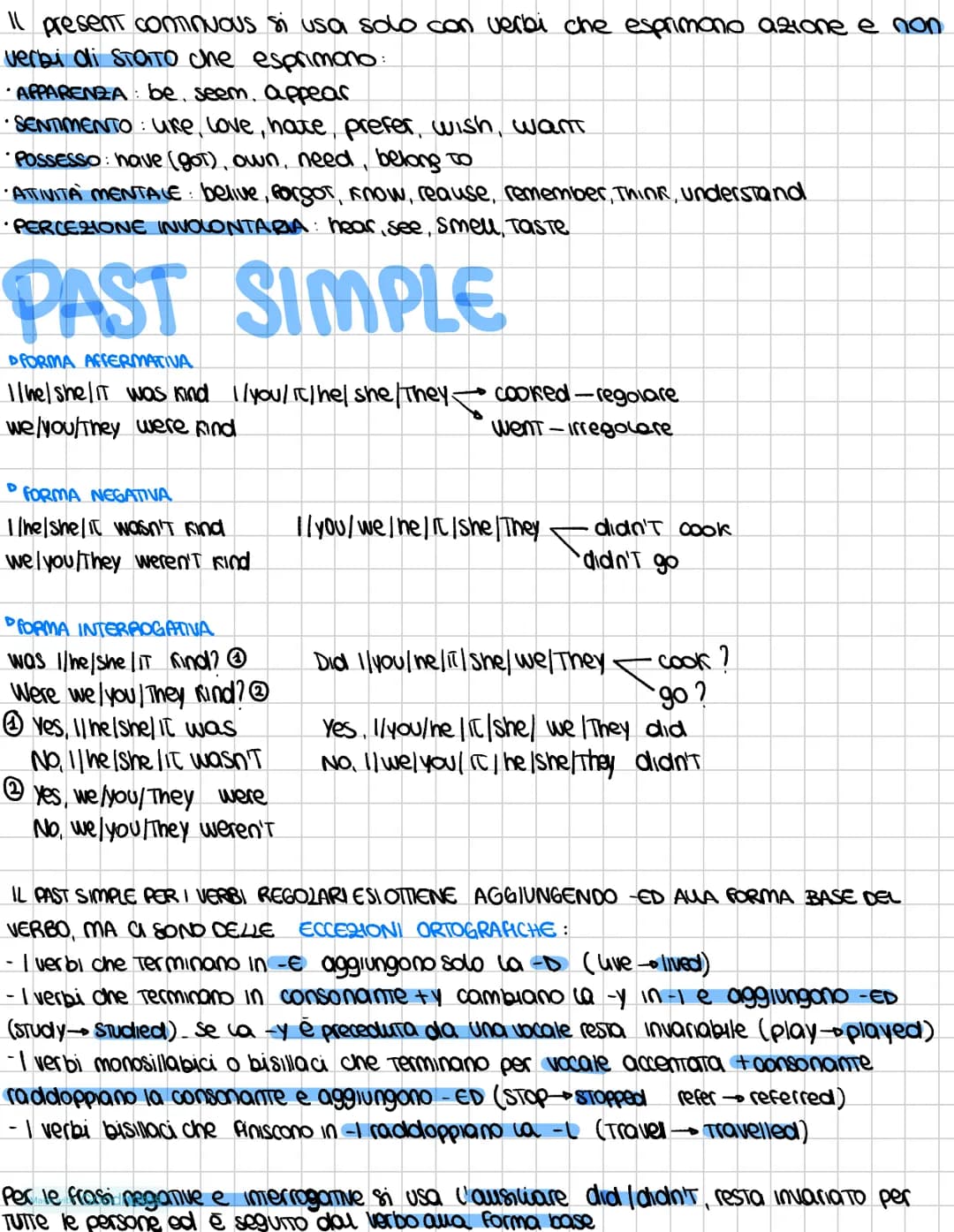 PRESENT SIMPLE
D FORMA AFFERMATIVA - SOGG + V. FORMA BASE
1/youl we/ They live
he/she/it
lives
FORMA NEGATIVA •DON'T / DOESN'T + F.B. del VE