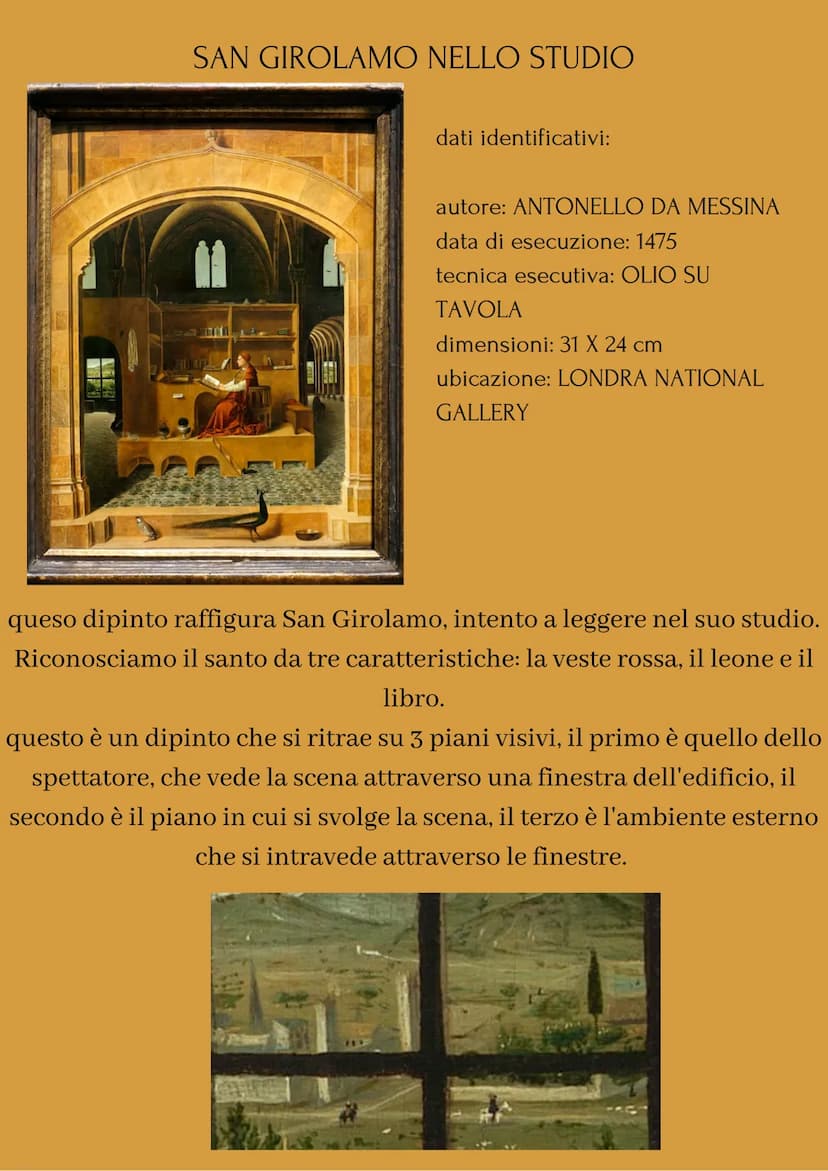 ANTONELLO DA MESSINA
Antonello da Messina nacque nel 1430 a Messina, da cui deriva anche il suo
nome.
Studiò a Napoli tra il 1445 e il 1455,