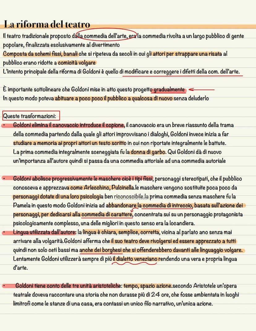 Scrive più di 160 titoli pe'r riformare la commedia tradizionale
Carlo Goldoni
La vita
Goldoni nasce a Venezia nel 1707
e passa i primi anni