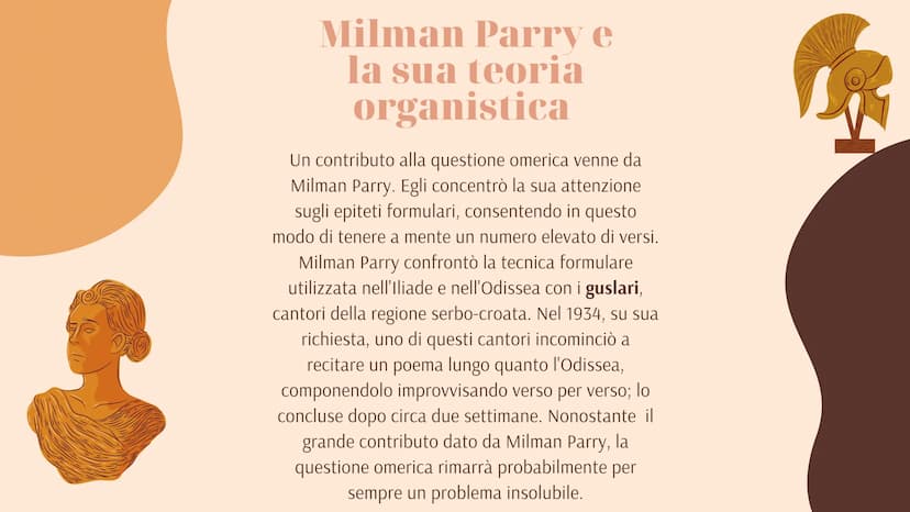 H
17-09-2022
La questione
Omerica
Sofia Coschignano Che cos'è?
Con questione omerica si intende il
dibattito nato intorno agli studiosi,
sul