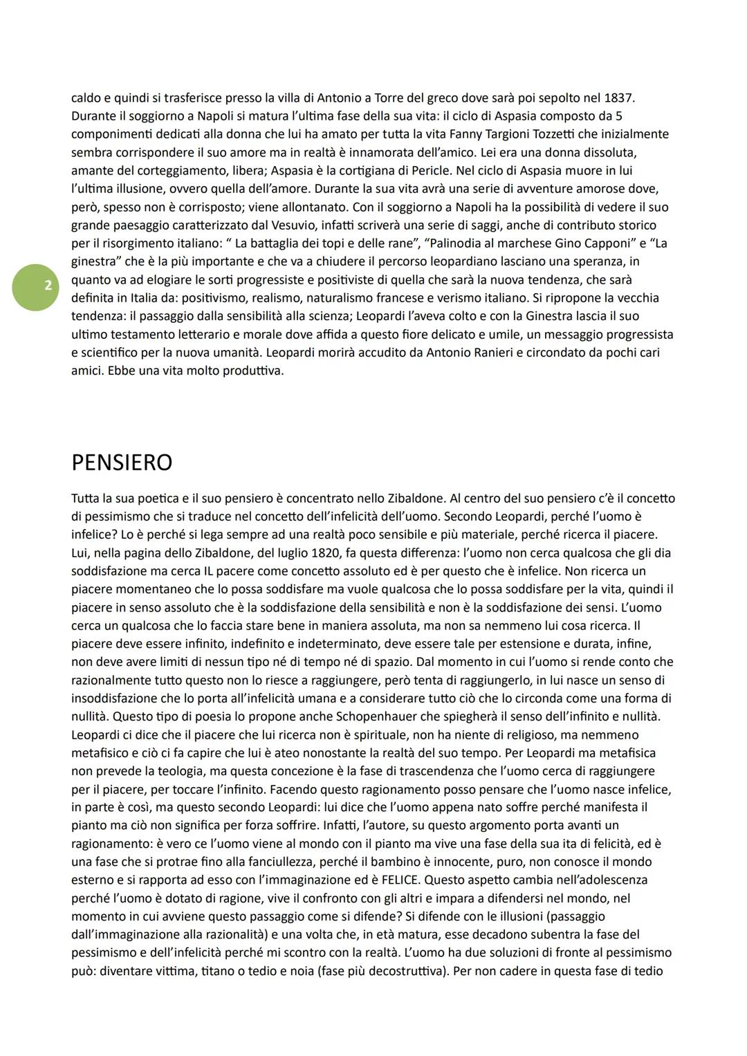 # Giacomo Leopardi

## Biografia

Nasce nel 1798 a Recanati, un piccolo borgo che apparteneva allo stato della chiesa. Ciò lo rende un
ambie