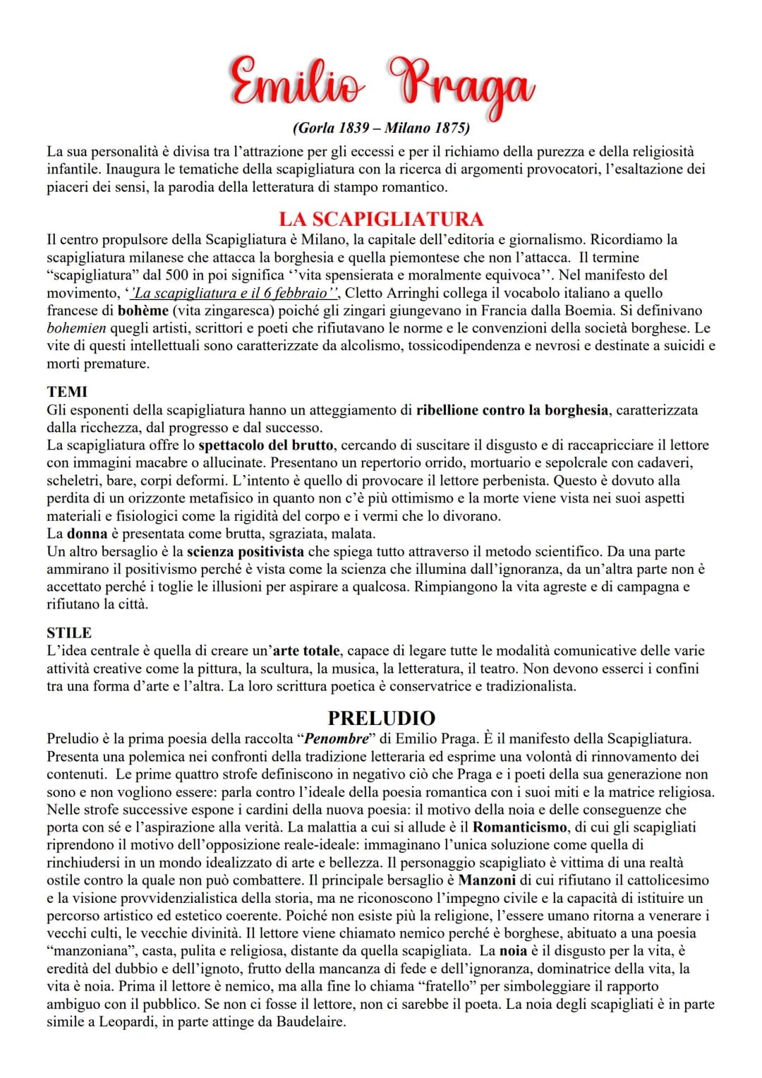 ITALIANO
Alessando Manzoni
(Milano 1785- Milano 1873)
Figlio di Giulia Beccaria (figlia di Cesare, Dei delitti e delle pene) e Giovanni Verr