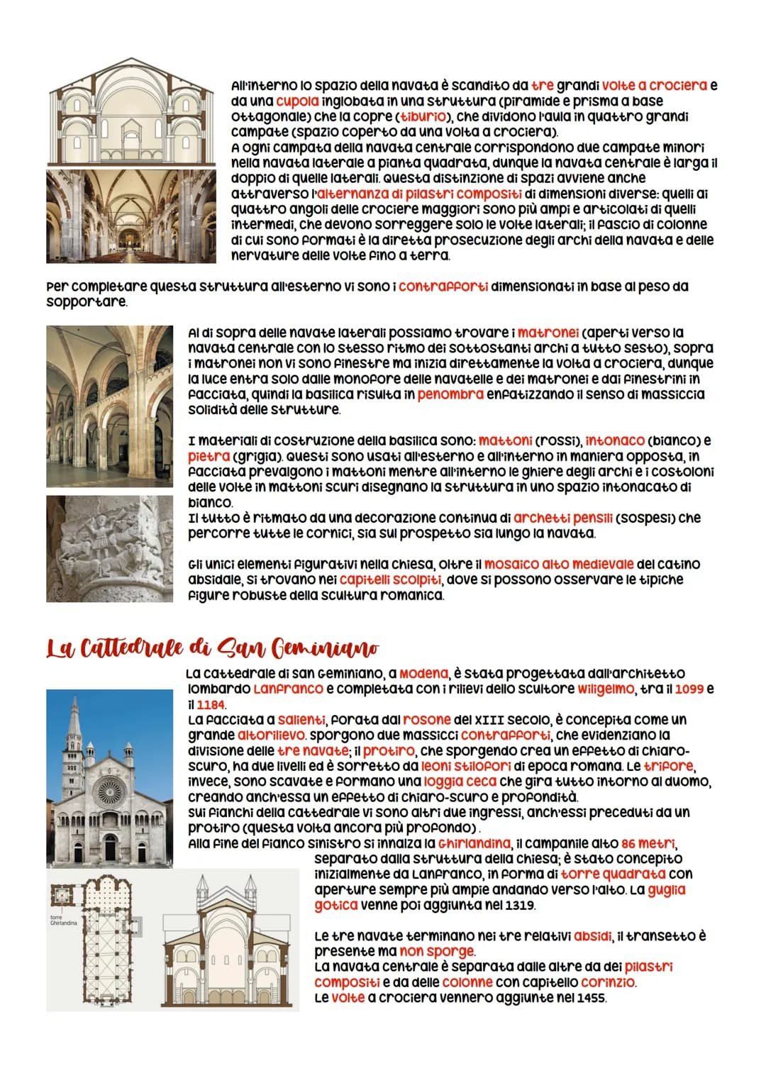 L'arte romanica
A partire dall'anno mille, con il termine delle incursioni di ungari, vichinghi e saraceni e con un generale
aumento delle t
