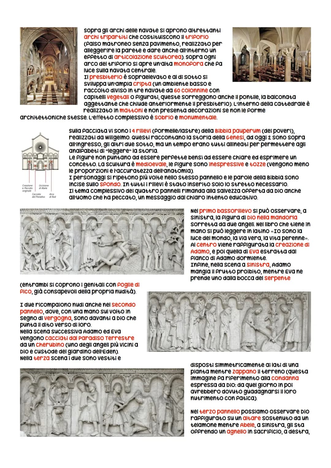 L'arte romanica
A partire dall'anno mille, con il termine delle incursioni di ungari, vichinghi e saraceni e con un generale
aumento delle t
