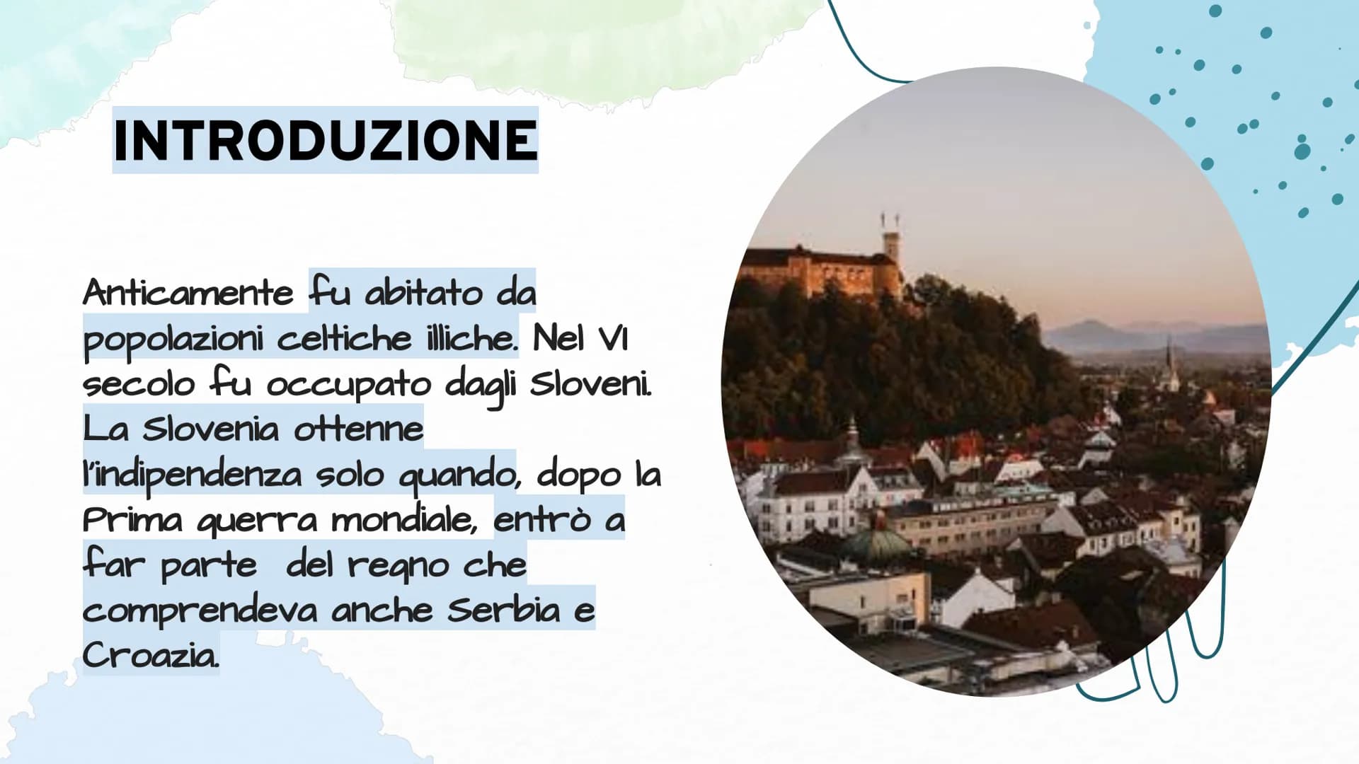 331340
ORKY
LORADO
SLOVENIA
Fatto da Vihari Wijesuriya, Emma Benecchi, Diego Pereira 01
04
INDICE DEI CONTENUTI
Ambiente
naturale
economia
0