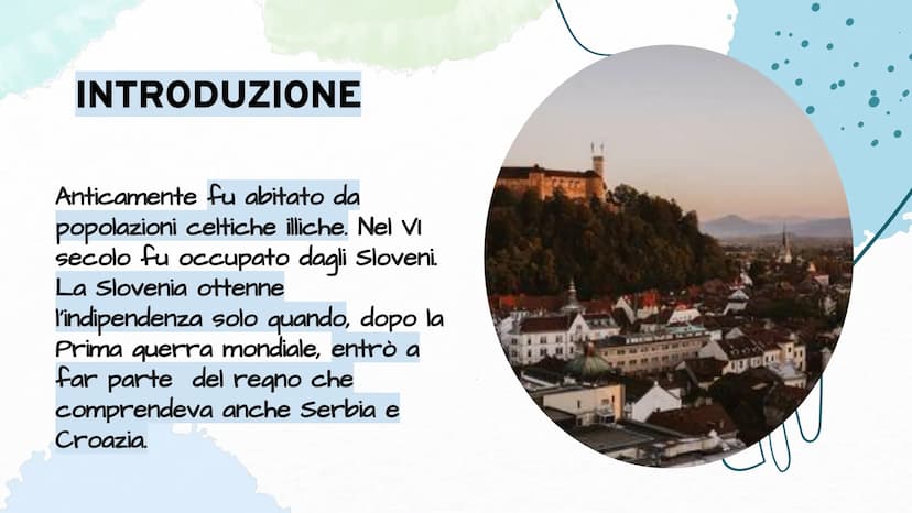 331340
ORKY
LORADO
SLOVENIA
Fatto da Vihari Wijesuriya, Emma Benecchi, Diego Pereira 01
04
INDICE DEI CONTENUTI
Ambiente
naturale
economia
0