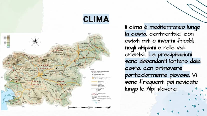 331340
ORKY
LORADO
SLOVENIA
Fatto da Vihari Wijesuriya, Emma Benecchi, Diego Pereira 01
04
INDICE DEI CONTENUTI
Ambiente
naturale
economia
0