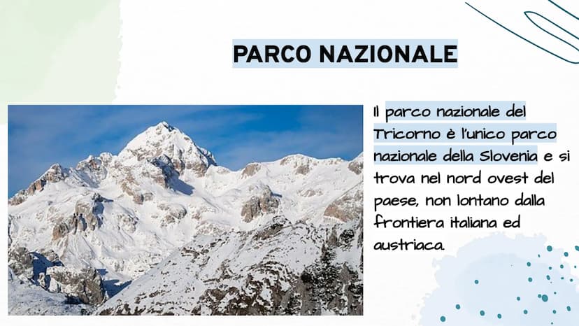331340
ORKY
LORADO
SLOVENIA
Fatto da Vihari Wijesuriya, Emma Benecchi, Diego Pereira 01
04
INDICE DEI CONTENUTI
Ambiente
naturale
economia
0
