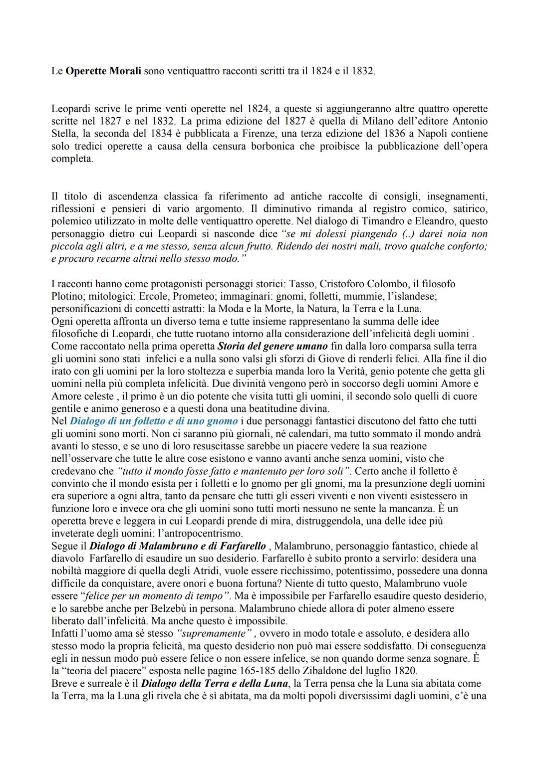 Operette Morali: Un capolavoro di riflessione filosofica