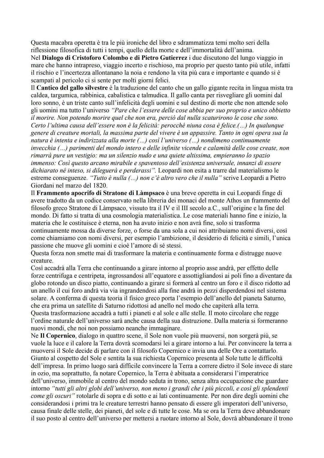 Le Operette Morali sono ventiquattro racconti scritti tra il 1824 e il 1832.

Leopardi scrive le prime venti operette nel 1824, a queste si 