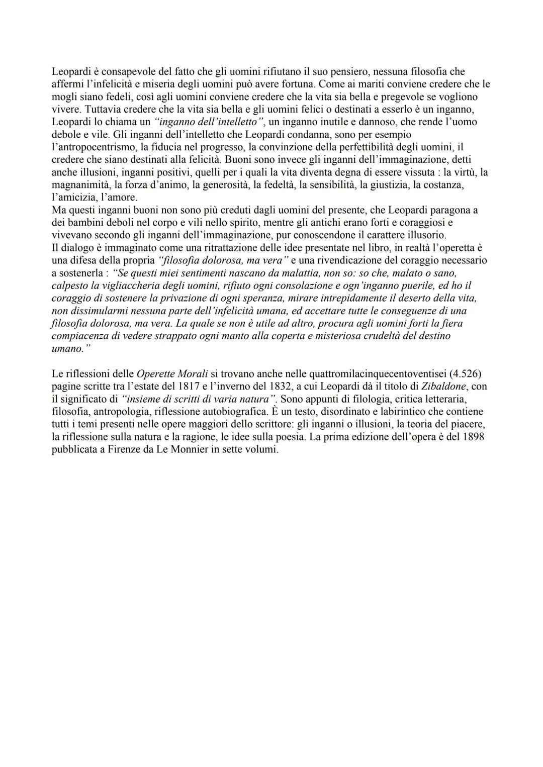 Le Operette Morali sono ventiquattro racconti scritti tra il 1824 e il 1832.

Leopardi scrive le prime venti operette nel 1824, a queste si 