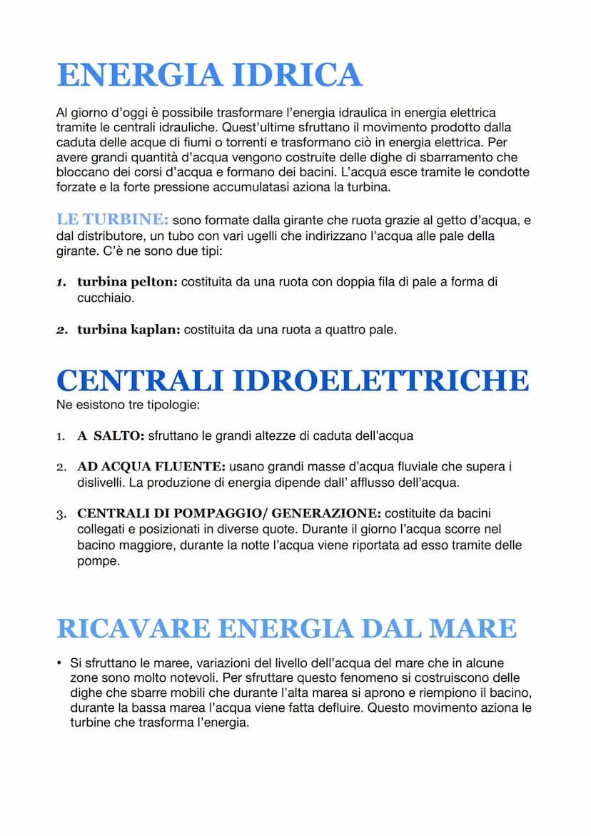 ENERGIA SOLARE
Il sole produce due tipi di energia: luce e calore. La possibilità di sfruttarle dipende dalla
quantità di energia solare che