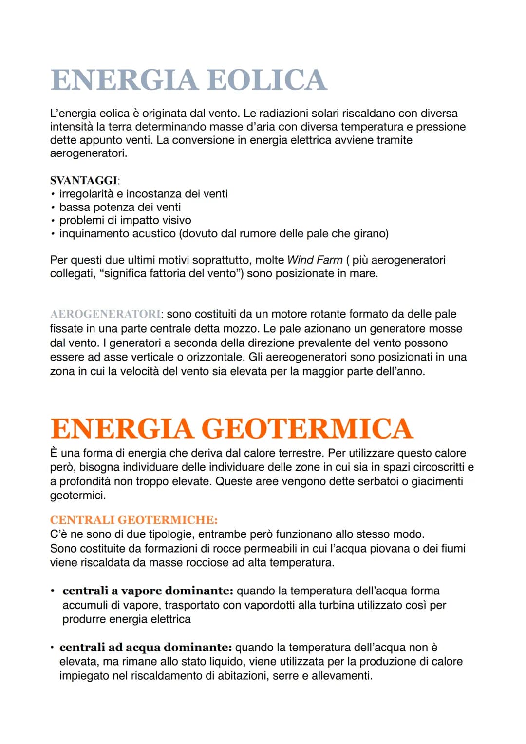 ENERGIA SOLARE
Il sole produce due tipi di energia: luce e calore. La possibilità di sfruttarle dipende dalla
quantità di energia solare che