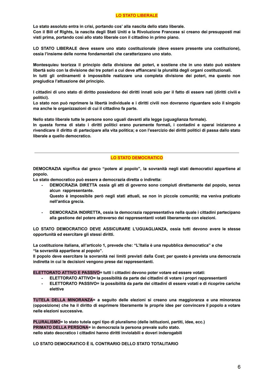 LO STATO
Sin dal principio le persone hanno sempre avuto bisogno di associarsi per vivere meglio, ma ogni
società necessita delle norme e re