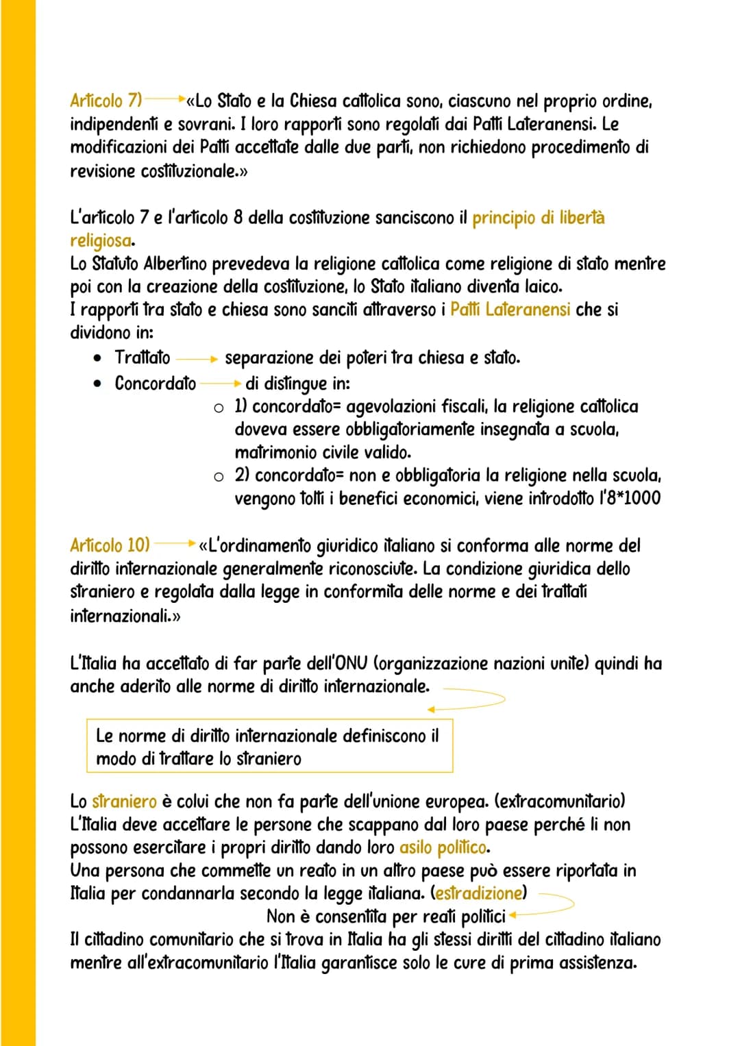 ARTICOLO 1)
sovranita
i principi
fondamentali
«L'Italia e una Repubblica democratica, fondata sul lavoro. La
appartiene al popolo, che la es