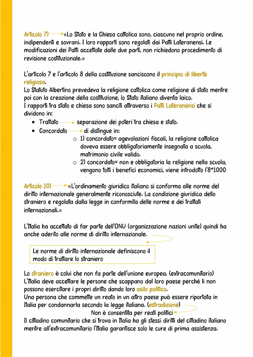 ARTICOLO 1)
sovranita
i principi
fondamentali
«L'Italia e una Repubblica democratica, fondata sul lavoro. La
appartiene al popolo, che la es