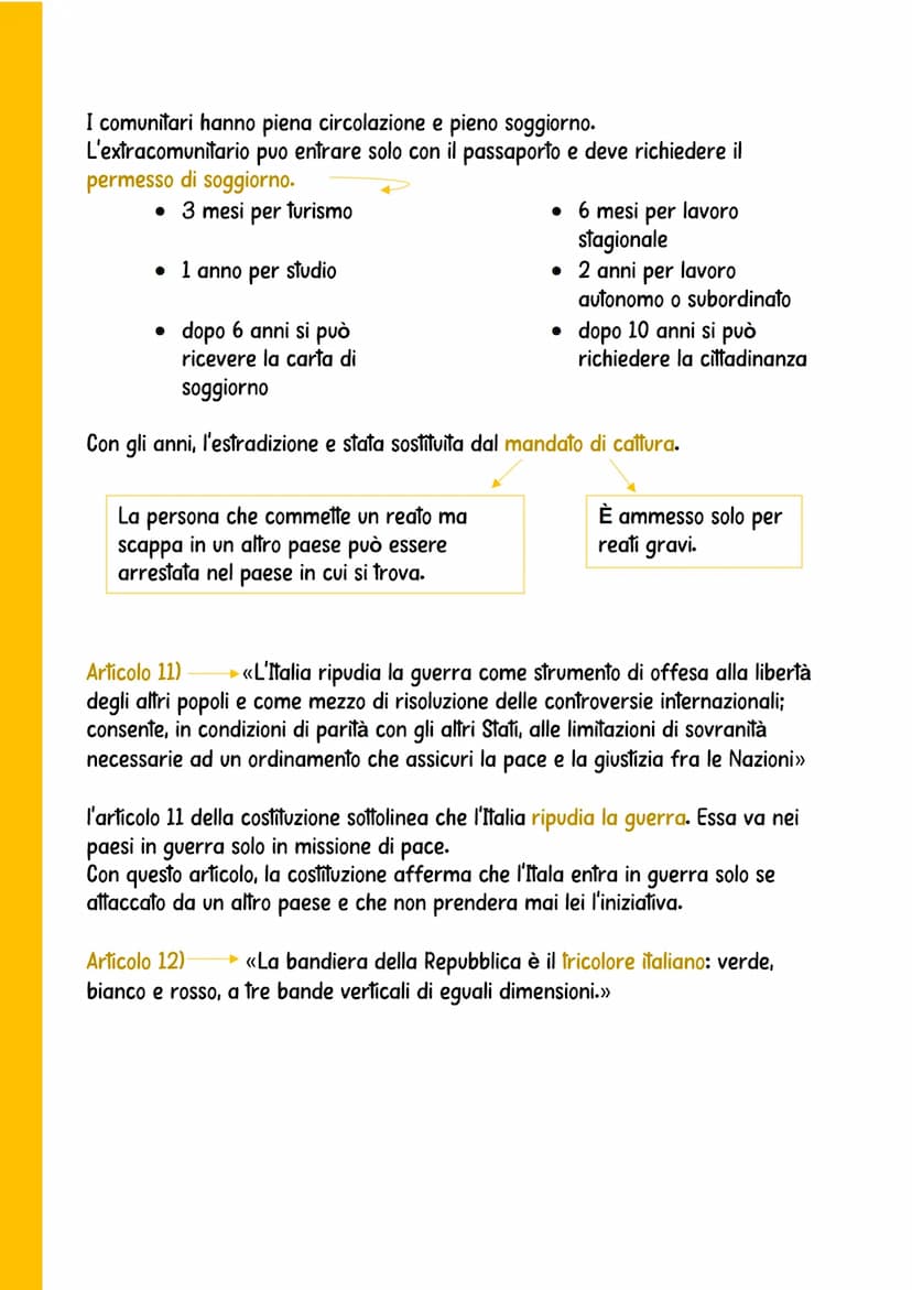 ARTICOLO 1)
sovranita
i principi
fondamentali
«L'Italia e una Repubblica democratica, fondata sul lavoro. La
appartiene al popolo, che la es