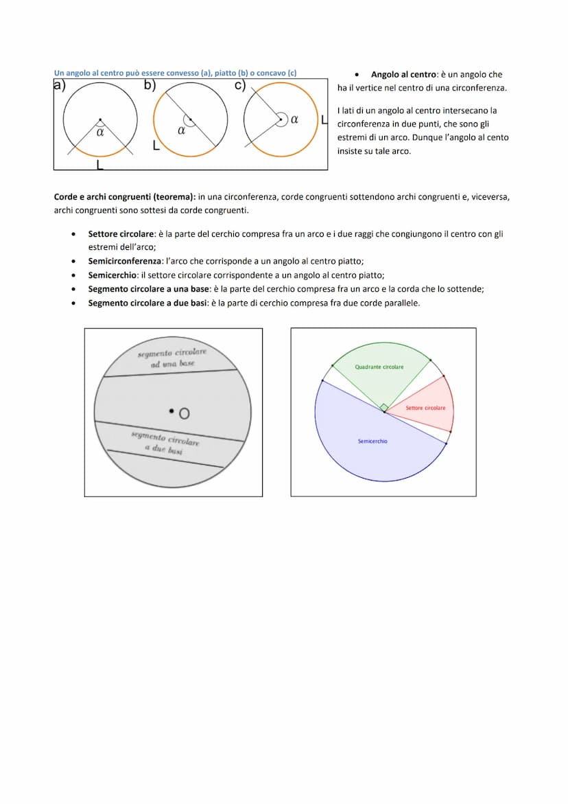 Luoghi geometrici
Il luogo geometrico della proprietà P è l'insieme di tutti e soli i punti del piano che godono di P. P è la proprietà
cara