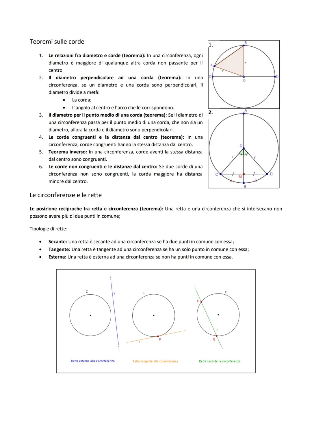 Luoghi geometrici
Il luogo geometrico della proprietà P è l'insieme di tutti e soli i punti del piano che godono di P. P è la proprietà
cara