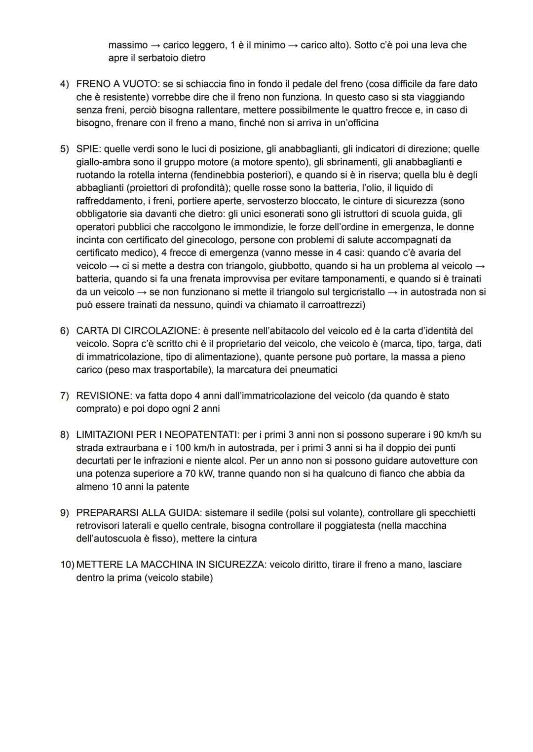 DOMANDE PRE-ESAME GUIDA
1) COFANO: vicino alla portiera del guidatore, in basso, c'è la leva da tirare per aprire il cofano.
Spostandosi ver