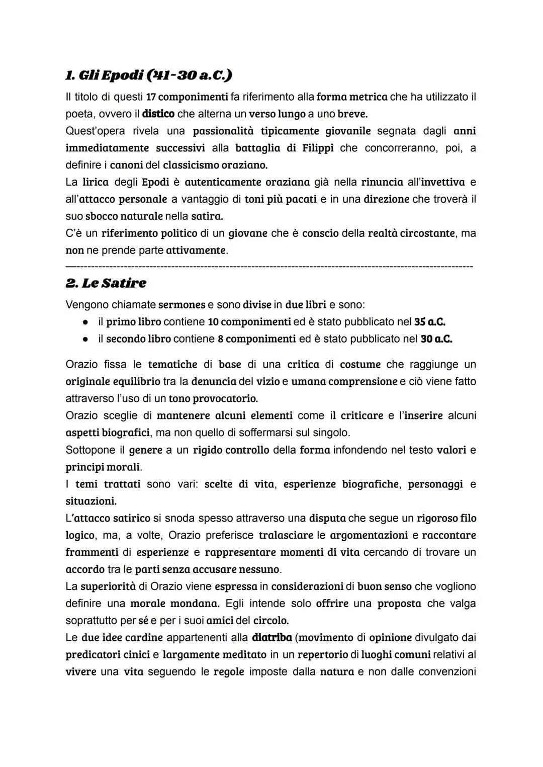 # ORAZIO

Vita:
Orazio è nato nel 65 a.C. a Venosa da un liberto (schiavo diventato libero).
Riuscì a ottenere un'educazione completa, grazi