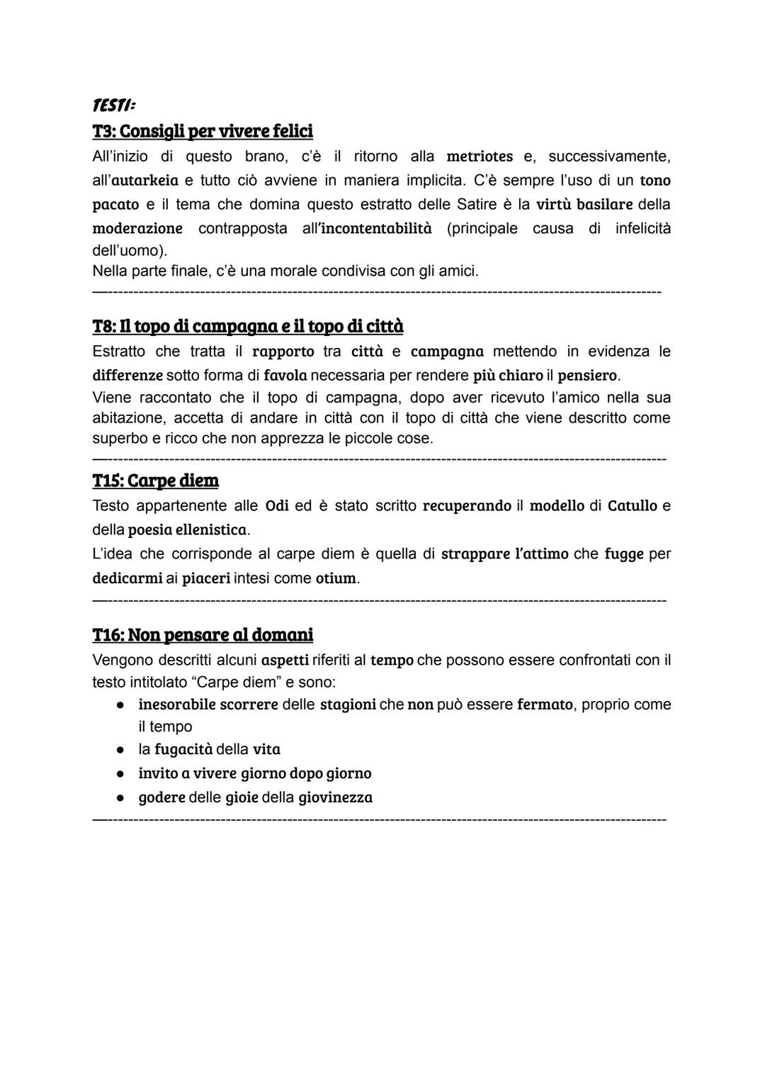 # ORAZIO

Vita:
Orazio è nato nel 65 a.C. a Venosa da un liberto (schiavo diventato libero).
Riuscì a ottenere un'educazione completa, grazi