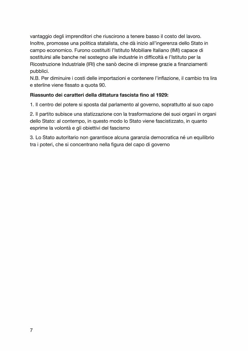 L'avvento del fascismo in Italia
DOPOGUERRA
I problemi del dopoguerra I Trattati di Parigi (1919-1920) intendevano creare un
nuovo equilibri