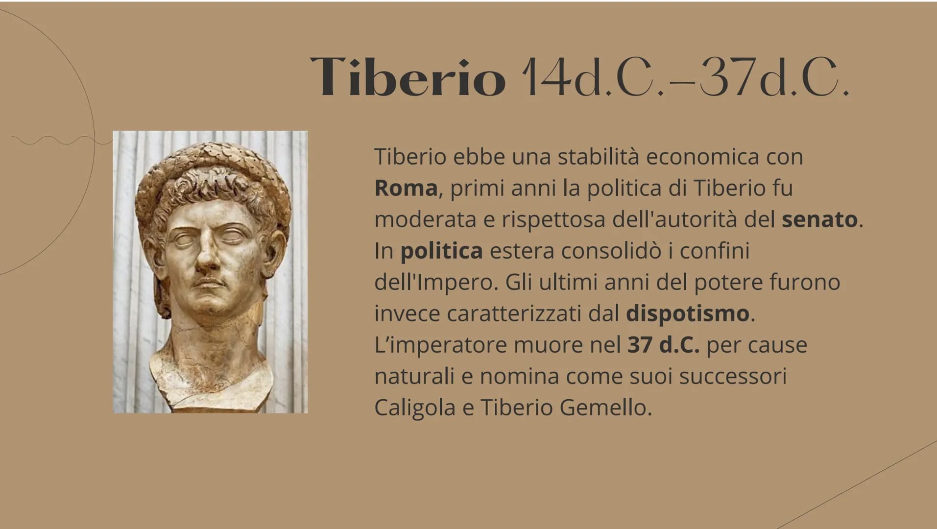 1
1
DINASTIA
GIULIO-CLAUDIA
27 a.C. al 68 d.C
↑ La successione di Augusto
Con dinastia Giulio-Claudia si indica la famiglia alla
quale appar