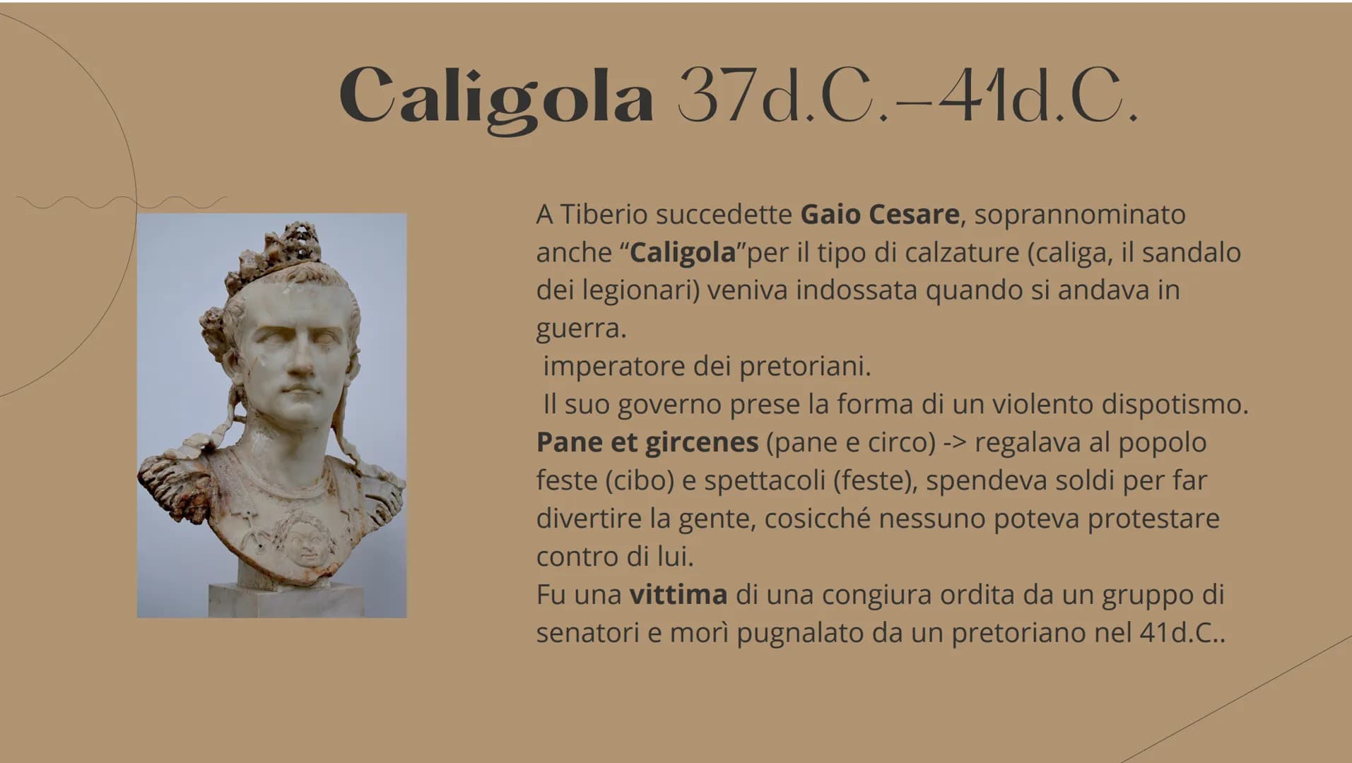 1
1
DINASTIA
GIULIO-CLAUDIA
27 a.C. al 68 d.C
↑ La successione di Augusto
Con dinastia Giulio-Claudia si indica la famiglia alla
quale appar
