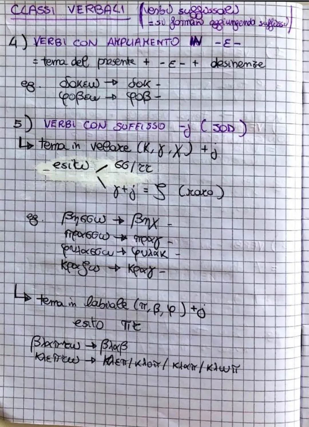 9
• Ceassi verbalw
Tempi vousae
Paradigmi
(-00)
(-εις)
(-ει)
-τον
-τον
VERBI
-μεν
τε
-ντι (> -ουσι)
Desirenze
Principall
con atematico
-μαι
