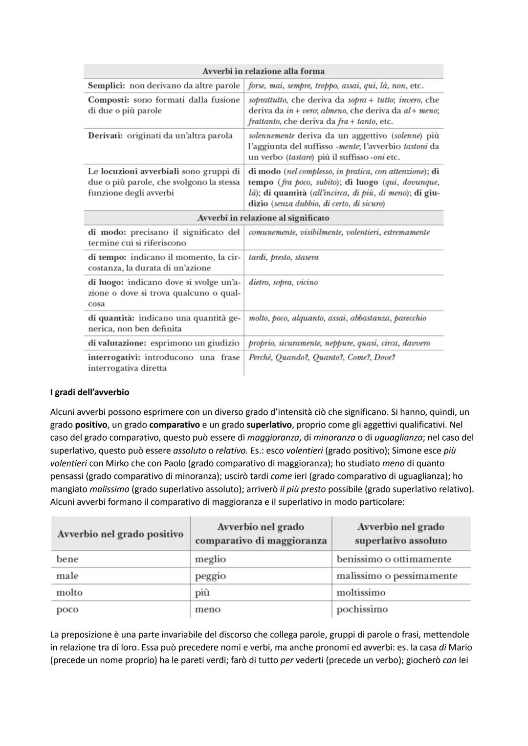 Grammatica Italiana
Morfologia
La morfologia è quella branca della grammatica che studia le regole che presiedono alla formazione delle
paro