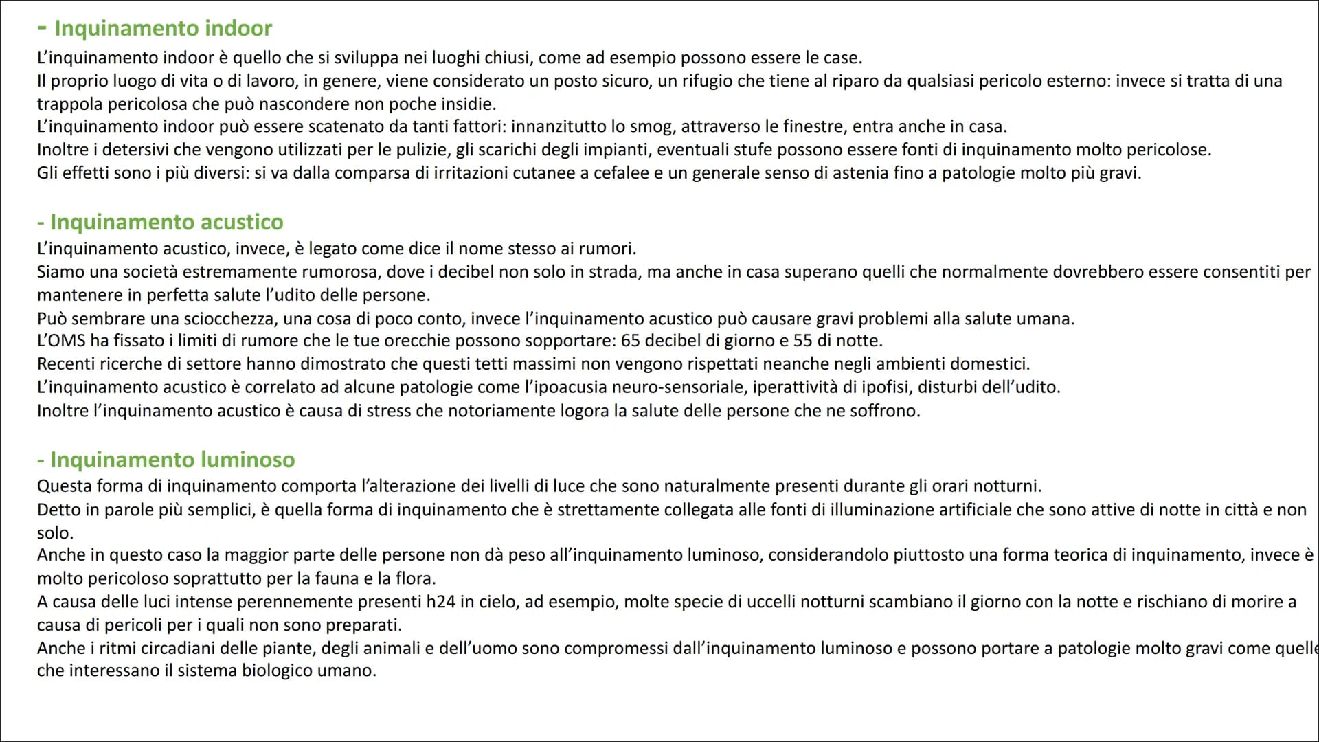 L'inquinamento ambientale è un problema molto sentito negli ultimi anni.
Se per tanto tempo, soprattutto a partire dagli anni Ottanta in poi
