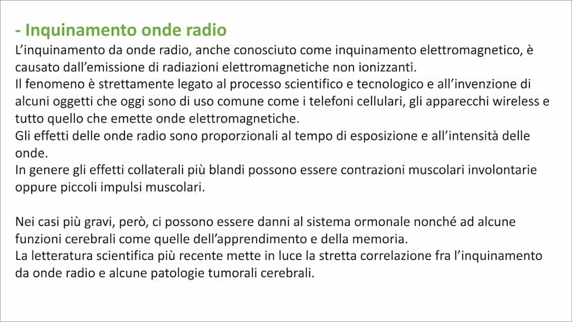 L'inquinamento ambientale è un problema molto sentito negli ultimi anni.
Se per tanto tempo, soprattutto a partire dagli anni Ottanta in poi